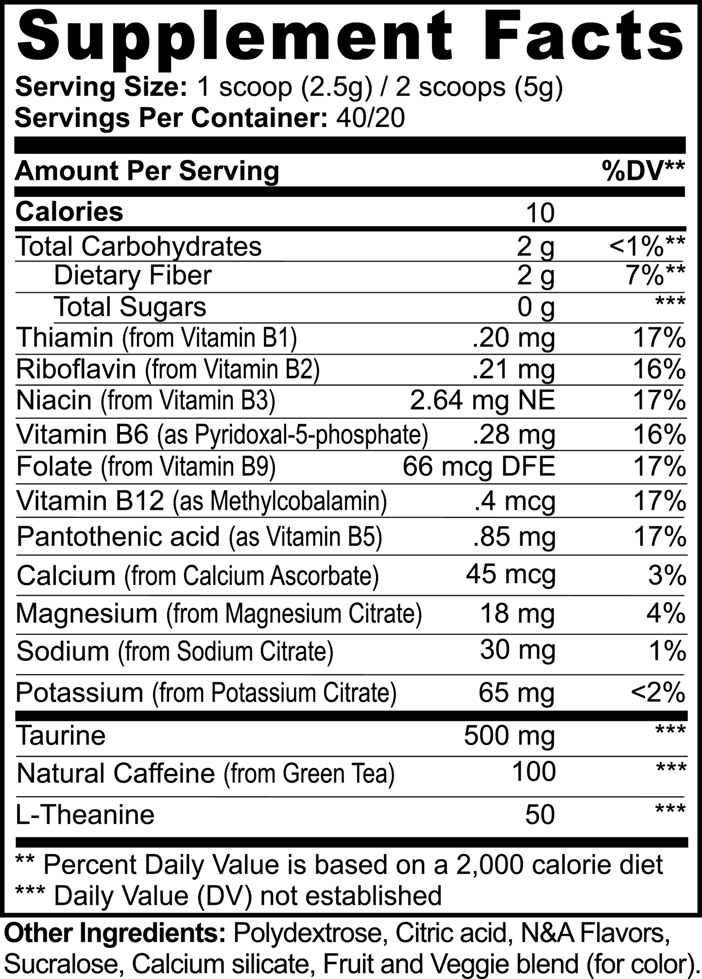Clean Energy: Pre-Workout (Strawberry Shortcake)
