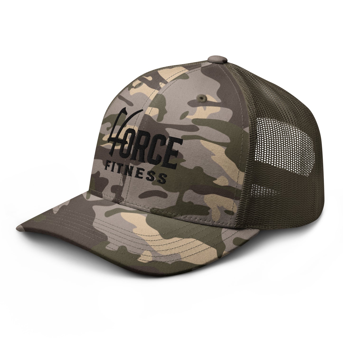 '4ORCE MK1' Camo Trucker Hat