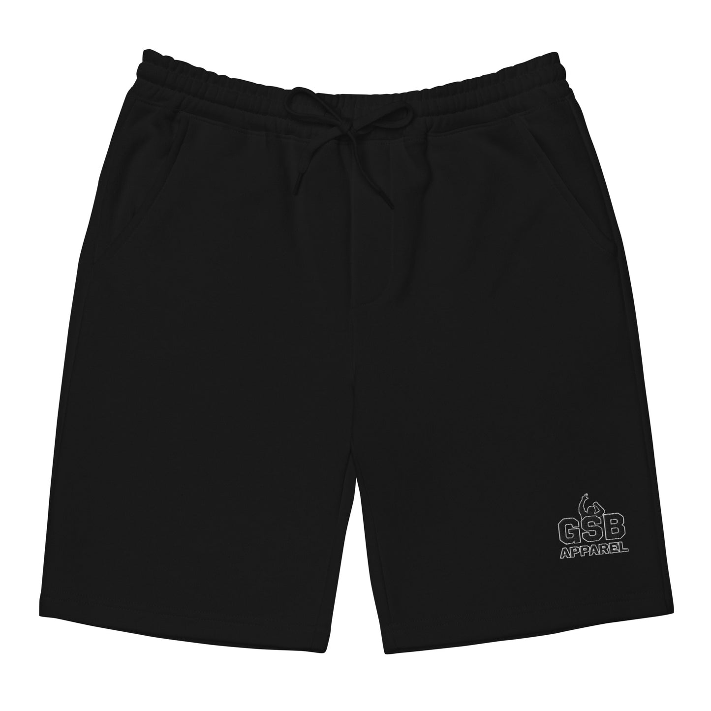 'GSB Apparel' Embroidered Fleece Shorts