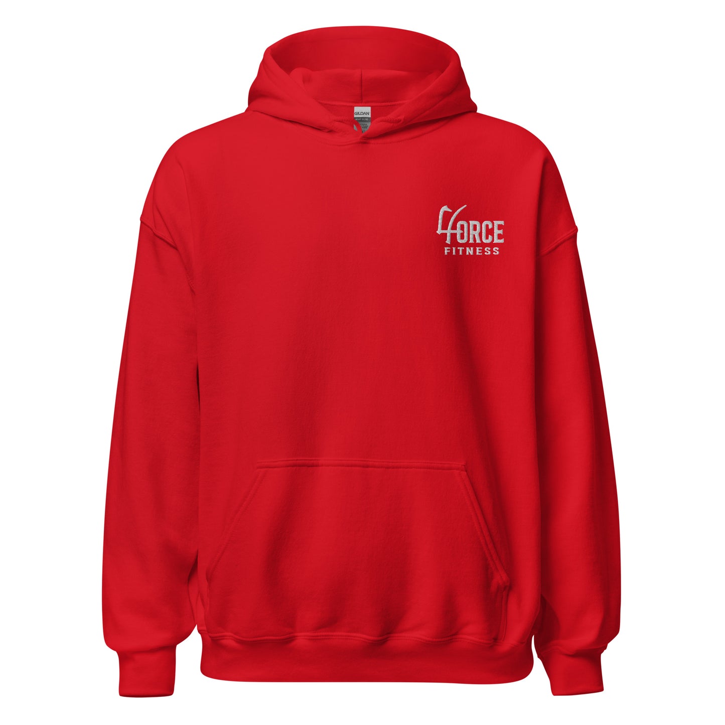 '4ORCE FITNESS' Embroidered Hoodie